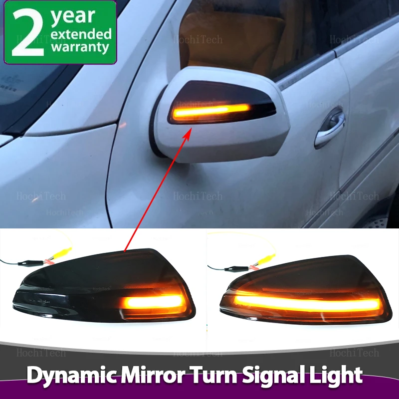 

Dynamic Turn Signal Rearview Mirror Indicator Blinker Repeater for Mercedes Benz C Class W204 S204 07-14 Viano Vito W639 ML W164