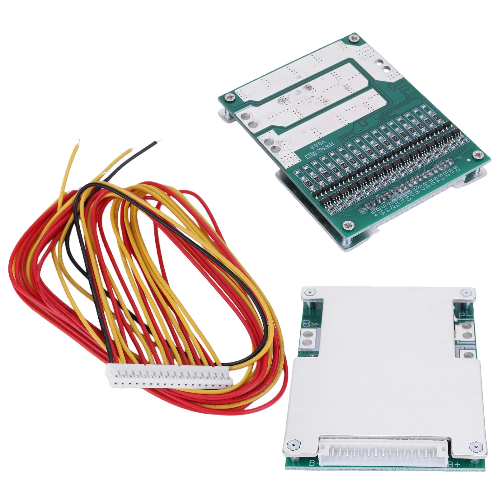 16S 50A 60V Battery Balanced Protection Board with Balance Function Li-ion PCB Protection Board for E-Bikes Electric Skateboards