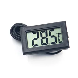 Aquarium Meter Digital Thermometer Accessories Electronic Fish Stainless Steel Probe Tank Refrigerator Thermistor Sensor