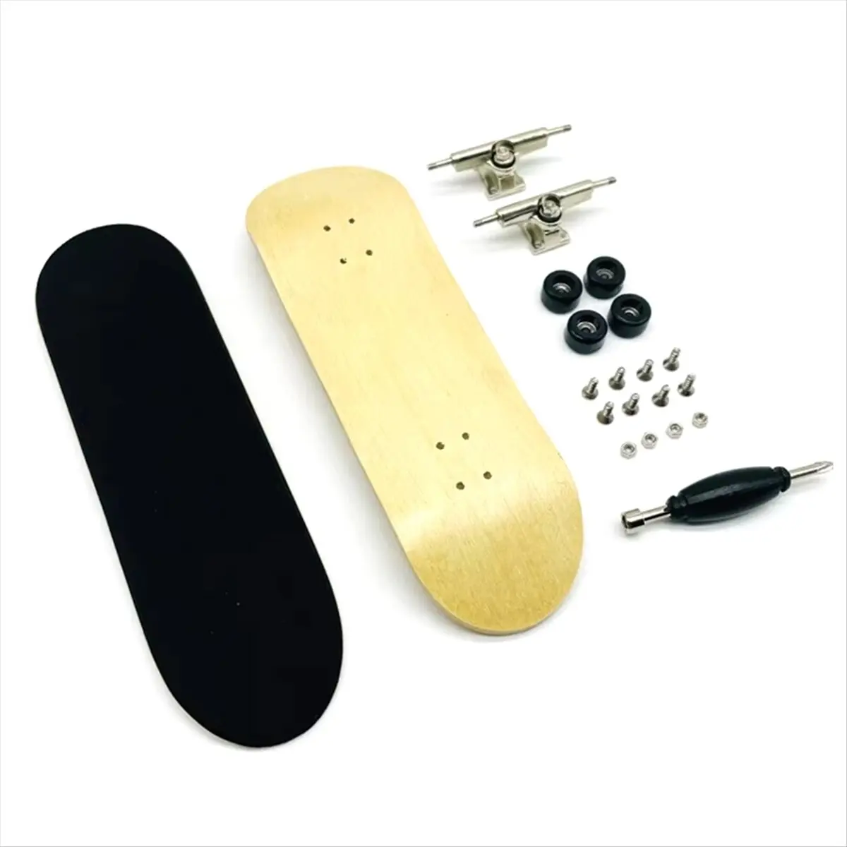ABPF Mini Finger Skateboard Fingerboard Colourful Skatepark Maple Double Rocker Sport Bearings and Palm Slide Board