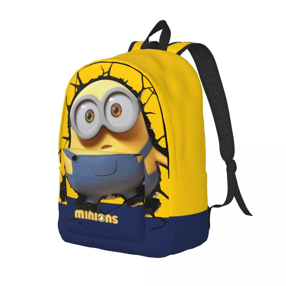 Minion ransel Despicable Me Minion untuk anak kualitas Super kampus kembali ke sekolah hadiah Retro tas Taman kanak-kanak dapat dicuci