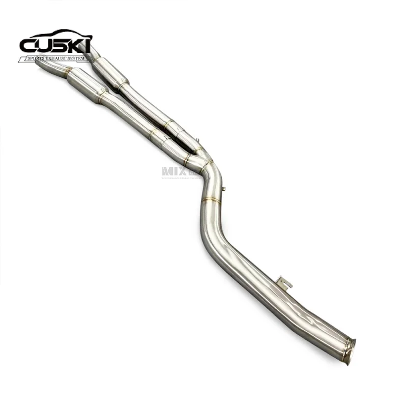 Stainless Steel Automotive Y-Pipe Tuned Exhaust Midpipe for BMW 840 G15 G16 3.0T 2019-2023 Car Exhaust System