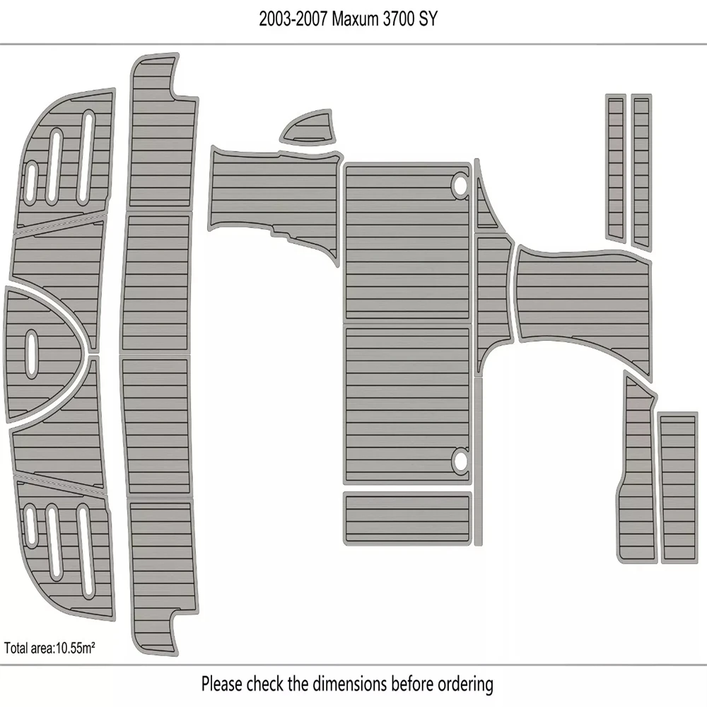 2003-2007 Maxum 3700 SY Boat EVA Foam Boat Floor Teak Foam Decking for Boats Marine Flooring Teak Yacht boat marine accessories