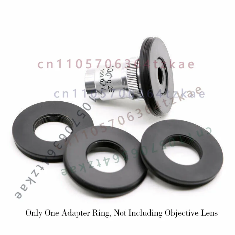 RMS Thread to M42 Interface Adapter Ring Microscope Objective Conversion Optical Connector for Microscope Imaging Parts