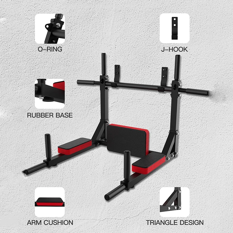 2026-hot-sale-household-indoor-wall-pull-up-fitness-equipment-training-sporting-set-horizontal-bar-and-parallel-bars-factory
