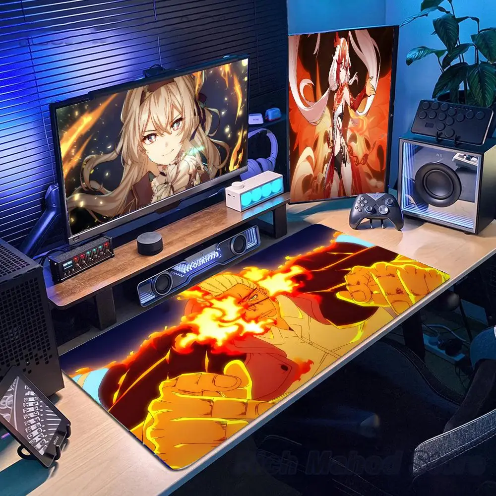 The Fire Hunter Mouse Pad Mousepad Large Gaming Mouse Pad LockEdge Thickened Computer Keyboard Table Desk Mat