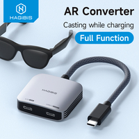 Hagibis AR Glasses Adapter USB C to Glasses and Charging Converter USB-C Hub Charge and Play For Switch Rokid/Xreal/Thunderbird