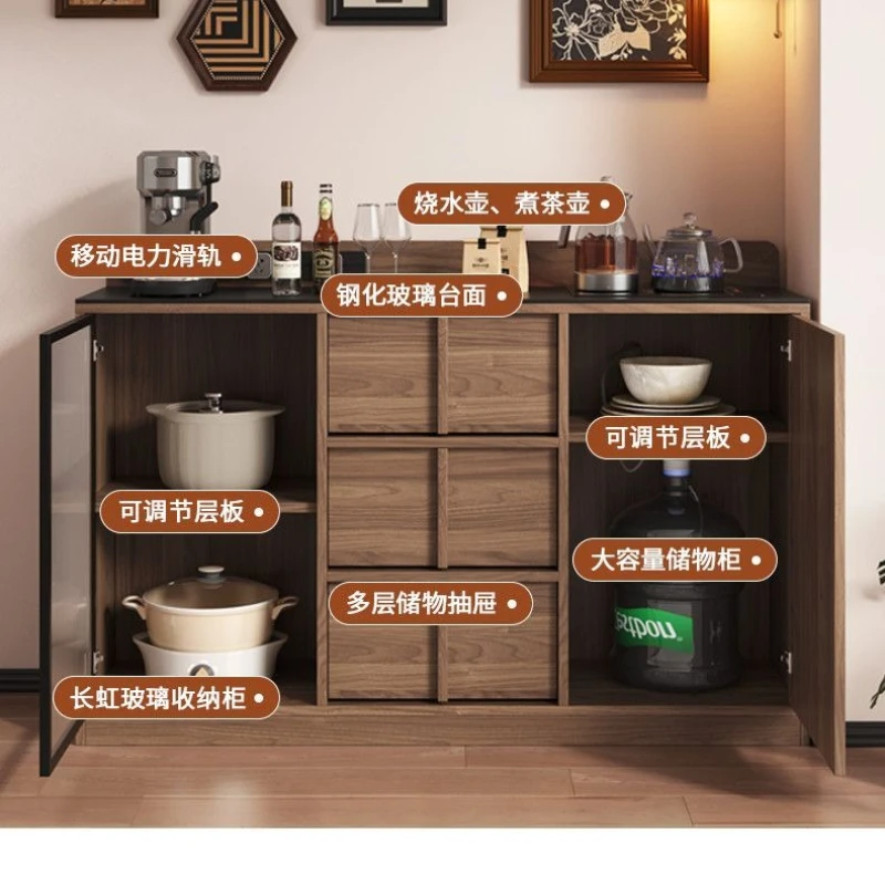 Nordic Sideboard Dinning Side Cabinet Saving Space Design Living Room Cabinet Artist Sleek Home Furniture Armoire XY40GZ