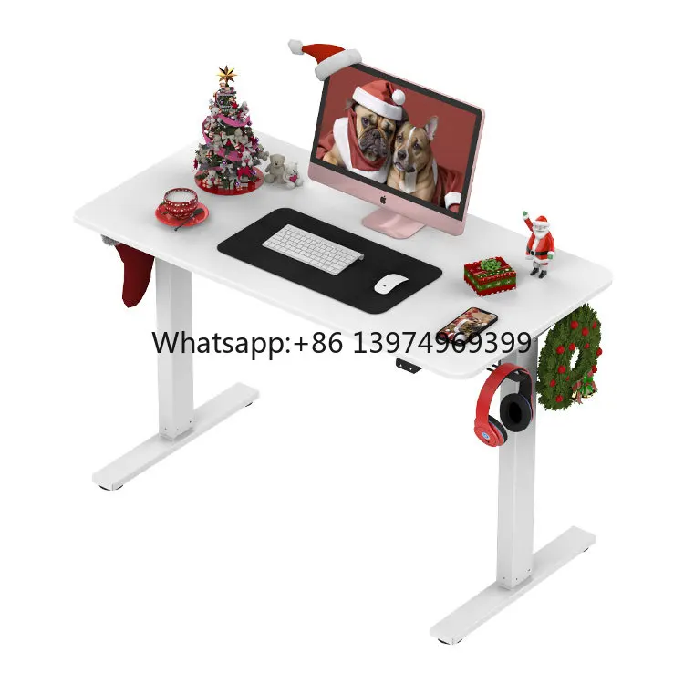 Christmas Special Ergonomic Modern Standup Office Table Sit Stand Desk Dual Motor Standing Electric Height Adjustable Desk Frame
