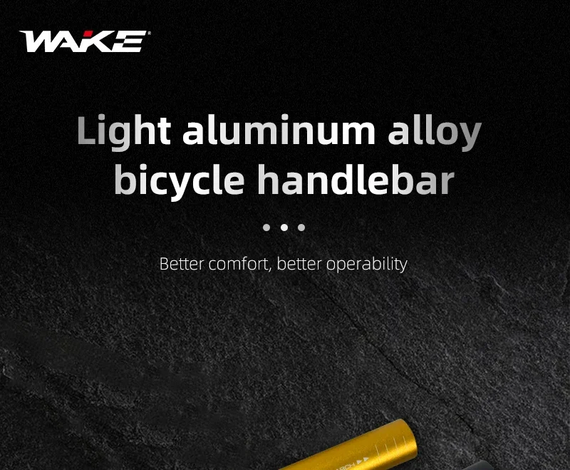 Wake Mountainbike Lenker Aluminium legierung Lenker 720mm 780mm MTB Fahrrad lenker Durchmesser 31,8mm Fahrrad zubehör – Detail 1