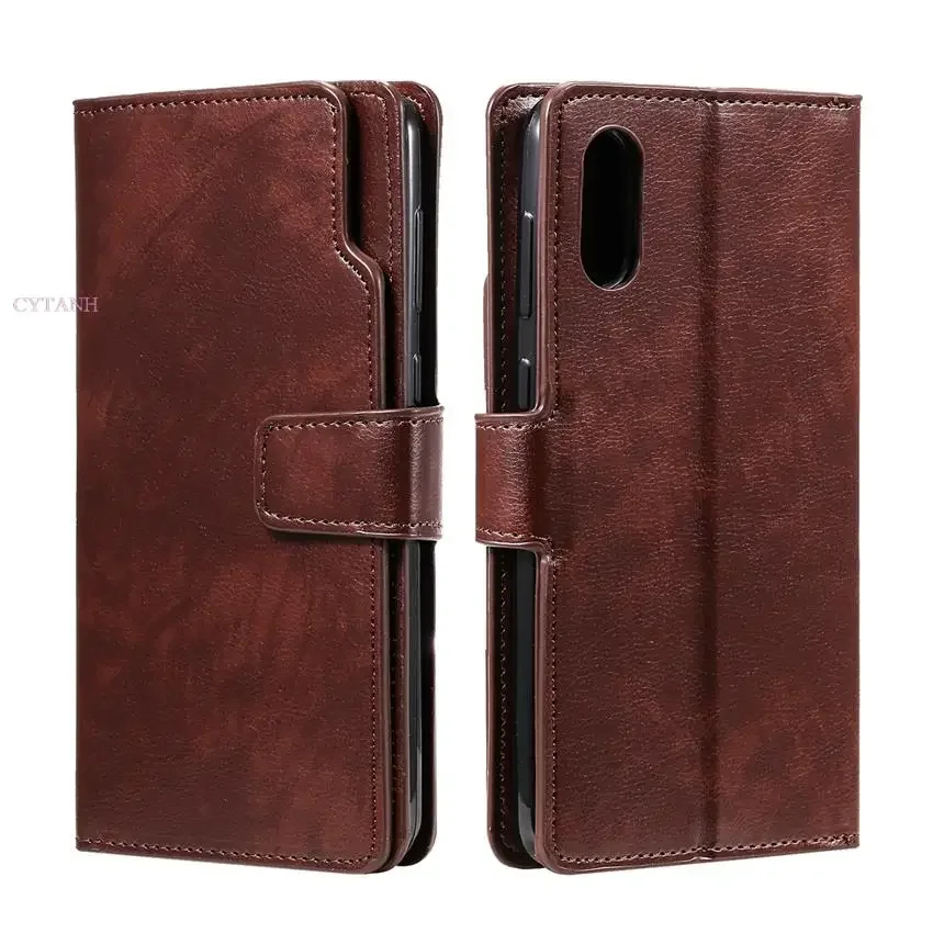 Leder Neun Karten Brieftasche Fall Für Samsung Galaxy S24 Ultra S23 FE S22 S20 S21 Plus S10 S9 S8 Plus Hinweis 20 Telefon Abdeckung – Detail 13