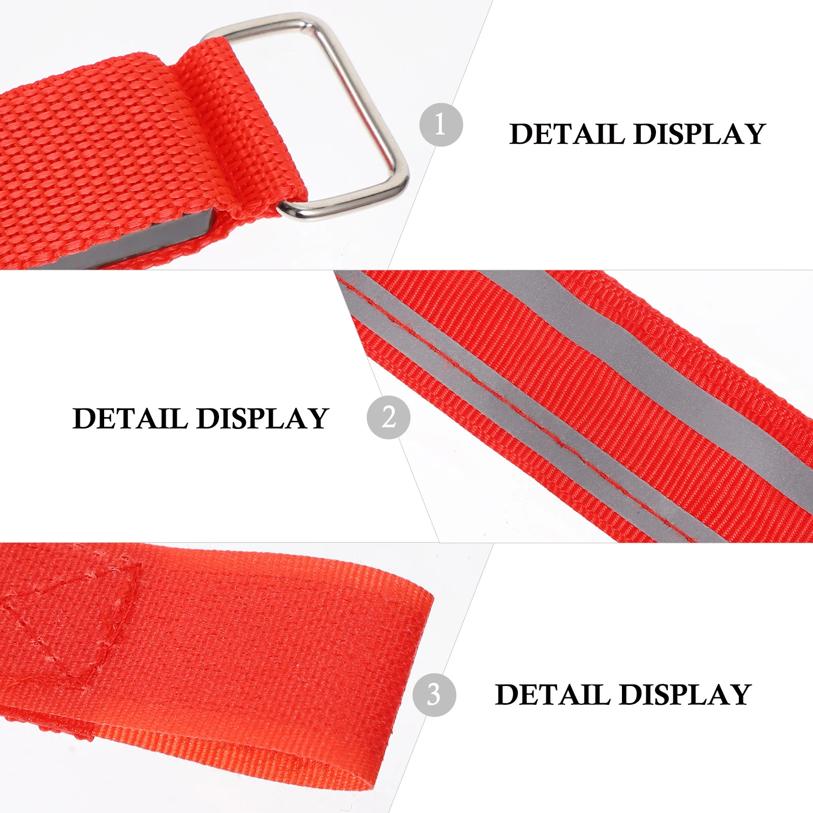 

2pcs Running Light Bracelet LED Rechargeable Wristbands Flashing Sports Armband Luminous Glow Bracelets Nylon Webbing Outdoor