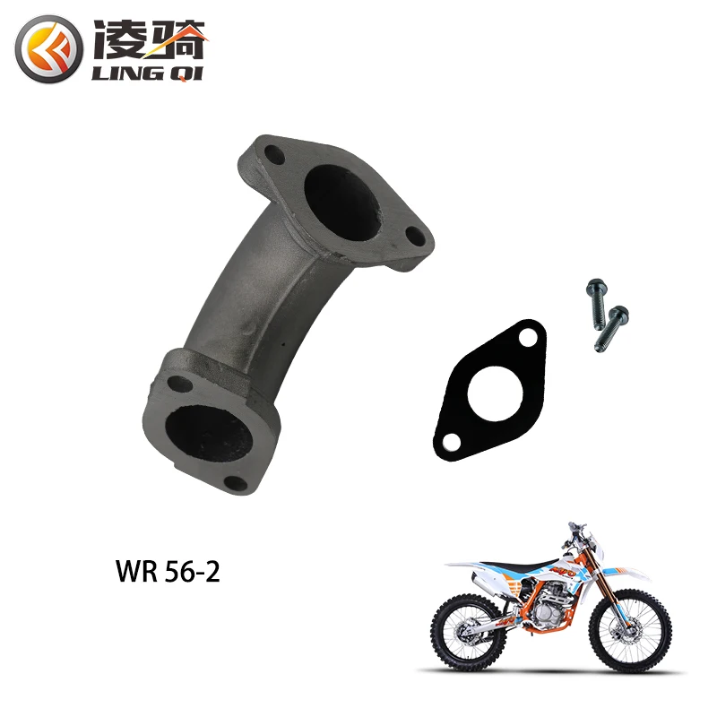 LINGQI Carburetor Intake Manifold ATV Adapter Inlet Intake Pipe For 125cc 140cc 150cc 160cc 200cc Moped Scooter Dirt Pit Bike