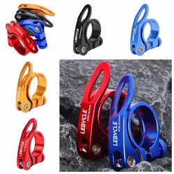 28.6/30.2/31.8/34.9mm Bike Seat Clamp Ultralight Quick Release Quick Release Seat Post Metal Alloy Bike Seat Buckle Clip Unisex