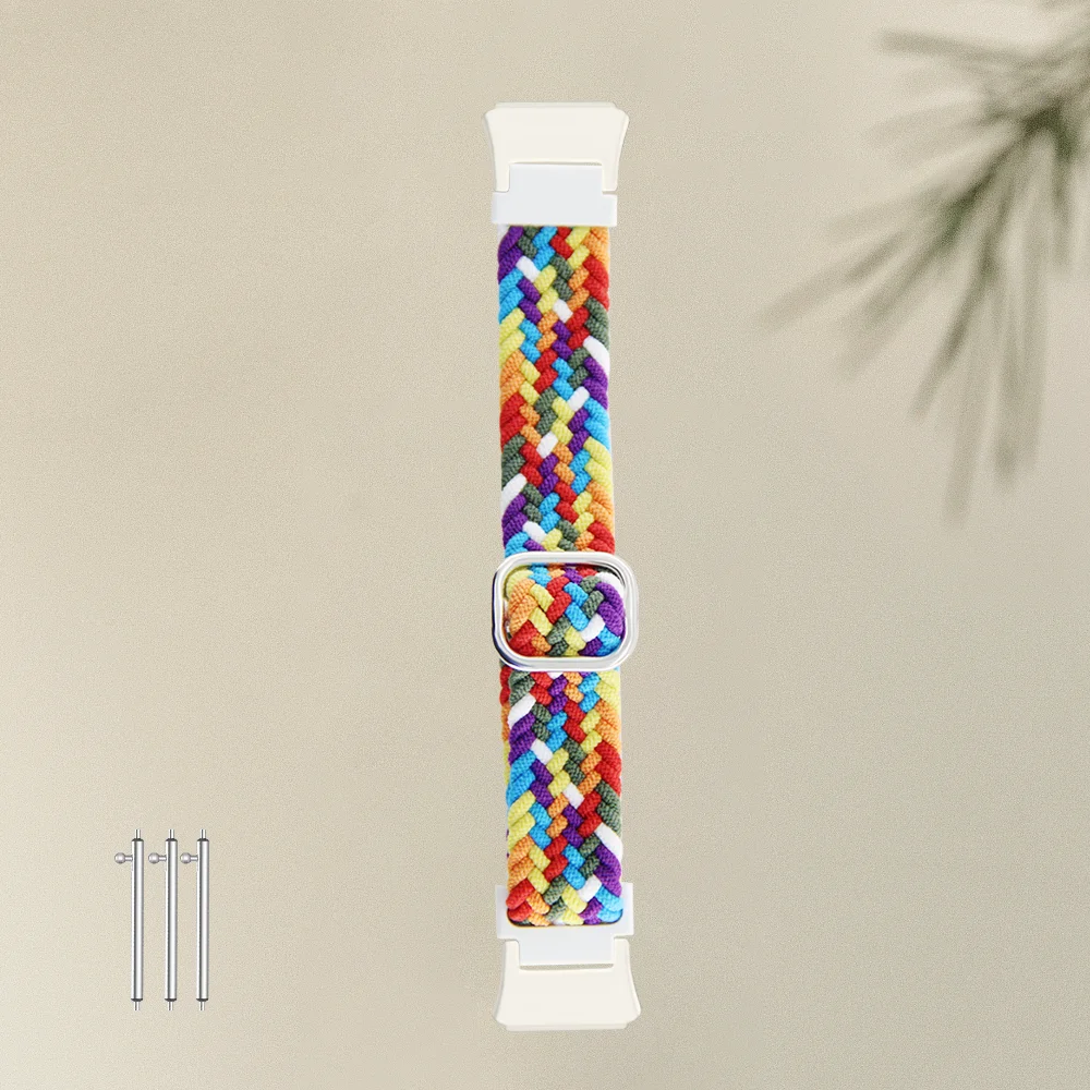

Return Braided Slide Buckle Strap For Huawei Band 7 Quick Release Lightweight Nylon Adjustable Sport Smartwatch Band Men Women