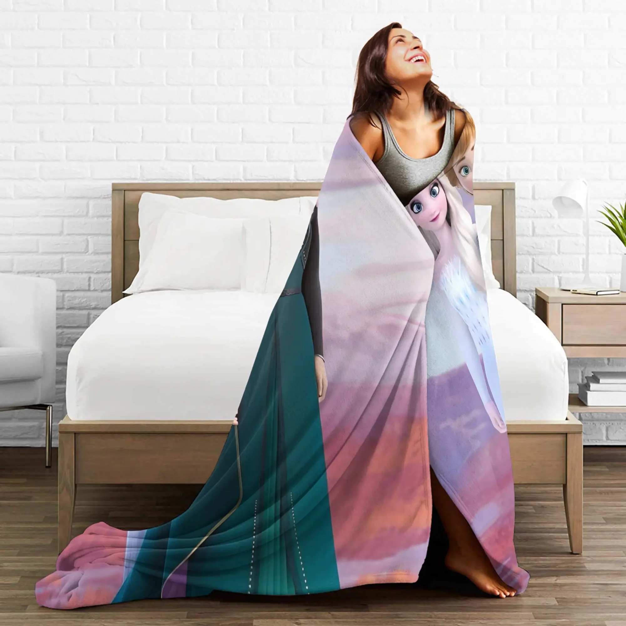 بطانية فروزن ميرش دافئة ومريحة منفوشة رمي البطانيات للأريكة 50 × 60 بوصة أحجام متعددة رمي الفراش #6