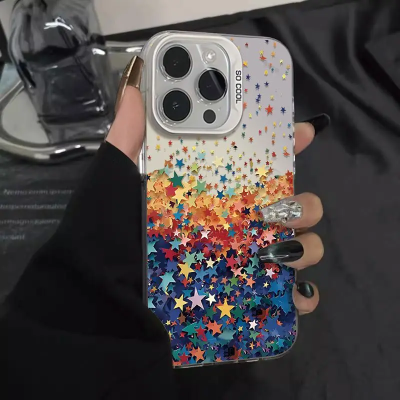 Custodia per Samsung Galaxy S25 Ultra S24 FE S23 Plus S22 S21 A05 A14 A15 A24 A23 Scudo fotocamera antiurto per uomo donna Cute Art