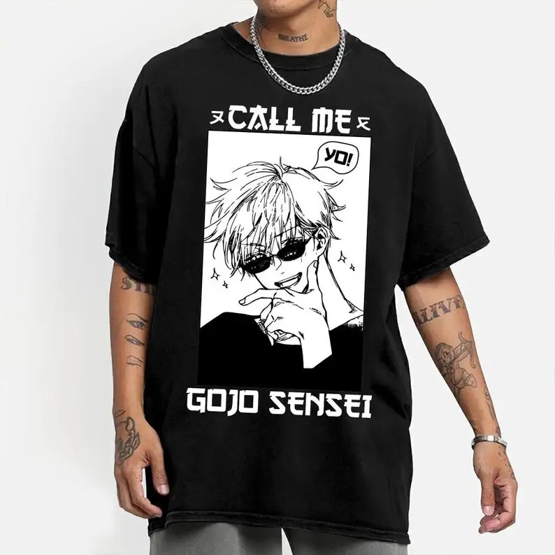 

Call Me Sensei Satoru Gojo Shirt, Satoru Gojo T-Shirt