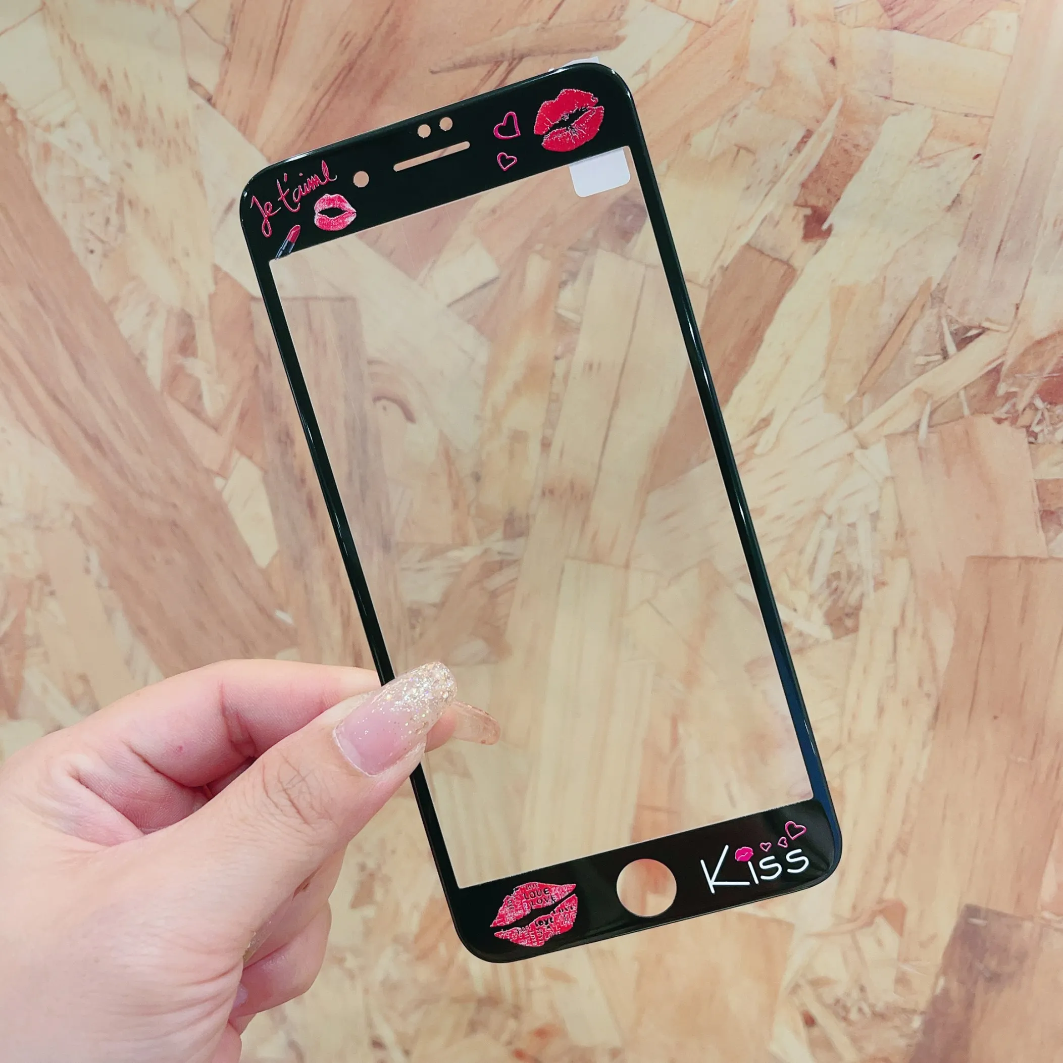 Flowers Fruit for iPhone 7 8 Full Cover Tempered Glass for iPhone 6 6s plus 7plus 8plus HD Screen Protector