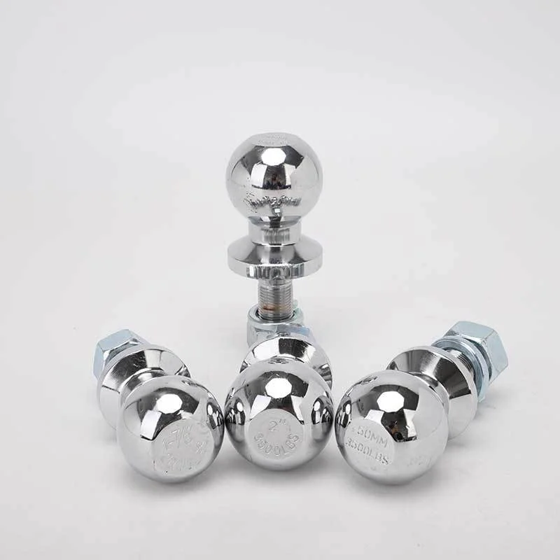 Chrome Plated 50mm/2 Steel Hanging Traction Ball 6000 lbs Capacity Coupled Trailer Parts for RV Camping RV Accessories view 4