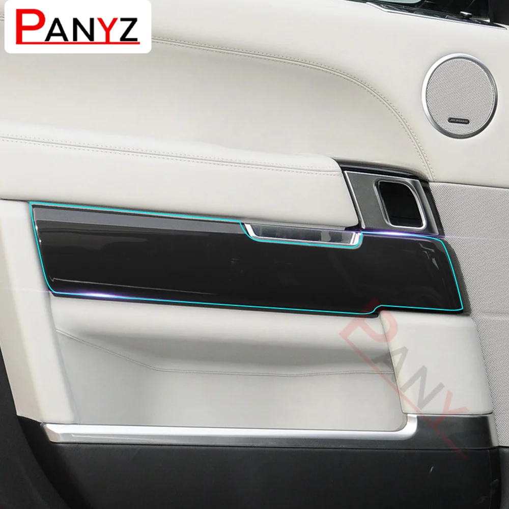 Anti Scratch TPU Protective Film for Land Rover Range Rover Vogue Interior Gear Shift Air Conditioner Door Panel Vinyl Wrap Trim