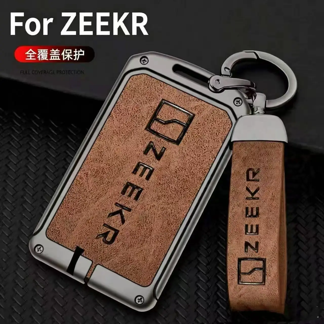 New Zinc Alloy Car Key Cover for Extremely Krypton 001 007 009 ZEEKR X NFC Truck Key Remote Keychain Accessories