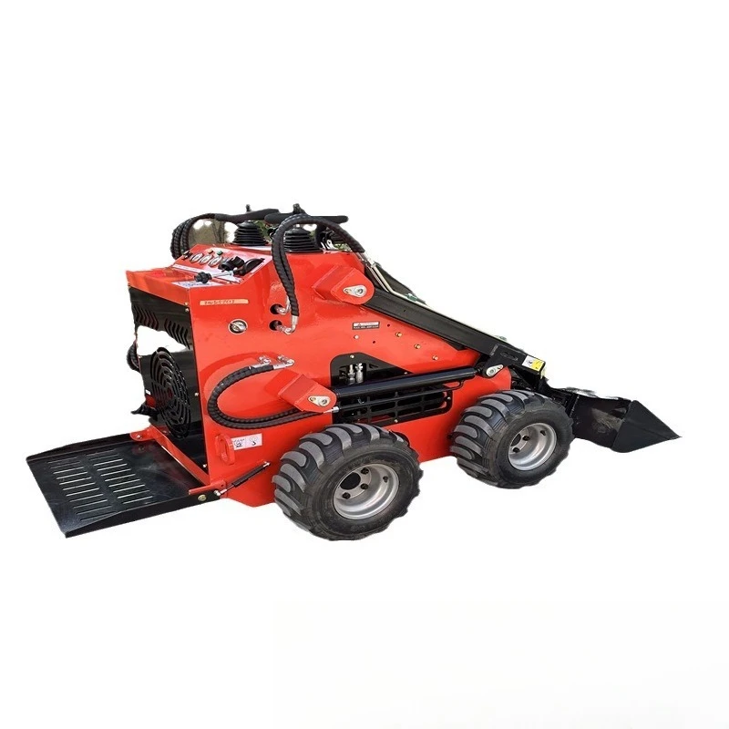 

Small skid steer loader Small crawler skid steer multi-function wheel skid steer