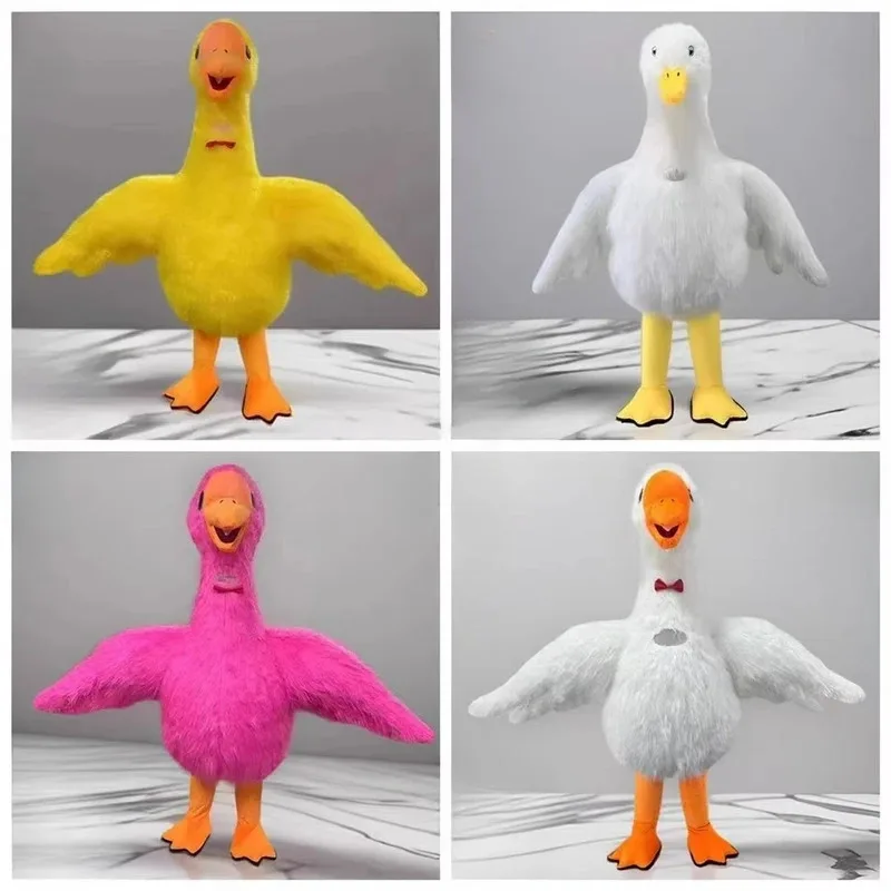 

2.2m/2.6m Inflatable Swan Mascot Goose Suit Entertainment Stage Wear Full Body Animal Cosplay Costume No Battery