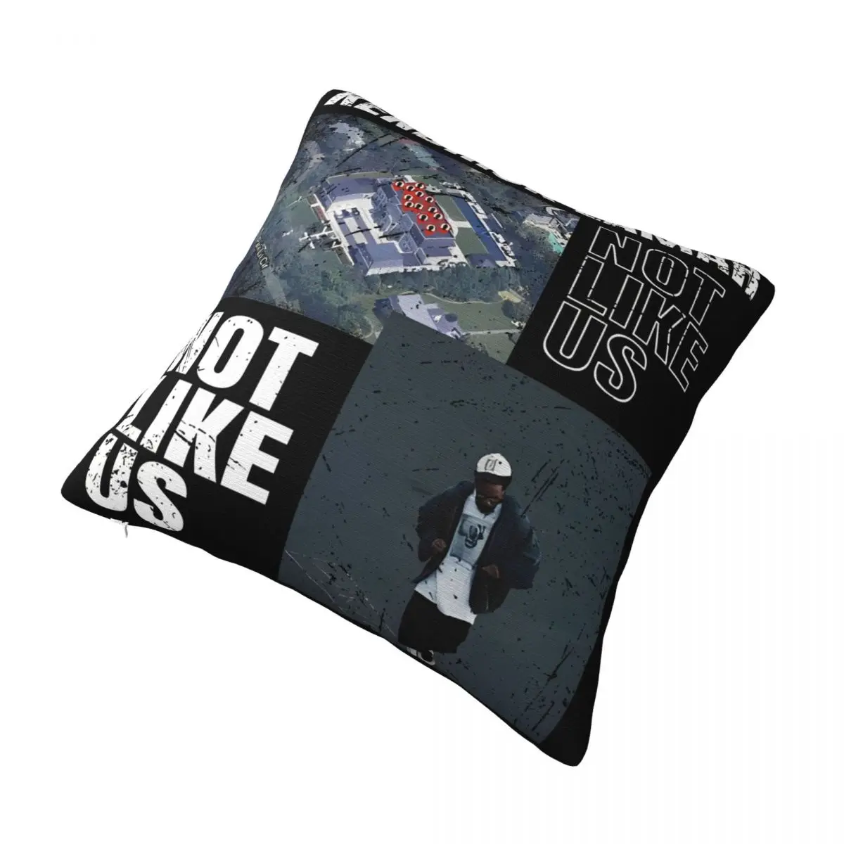 Home Decoration Kendrick Lamar Not Like Us Old School Pillowcases Merch Pillow Covers Square Multi Size