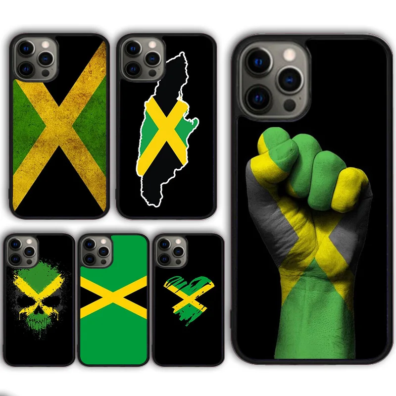 Jamaican Flag Phone Case Cover for iPhone 16 15 SE2020 13 14 11 12 Mini Pro Max 6 7 8 Plus  coque fundas Shell