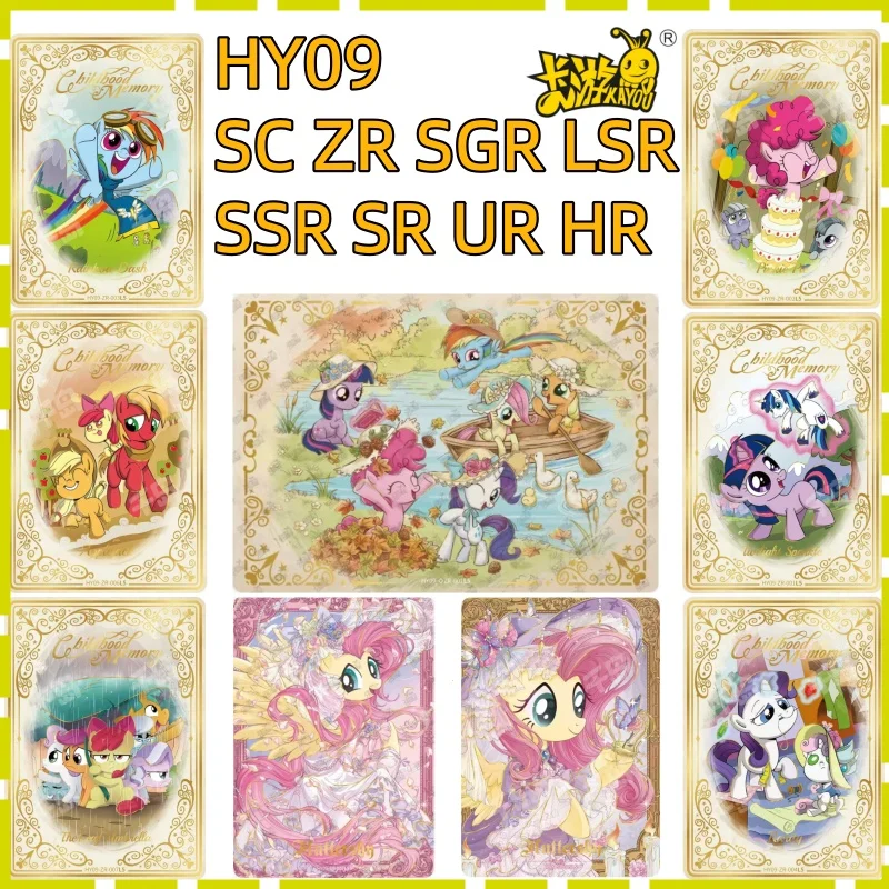 

KAYOU Genuine My Little Pony Card Huiyue 9 SC ZR SGR SSR Zhi Zhen Jing Huan Ka Animation Cartoon Game Collection Card Toy