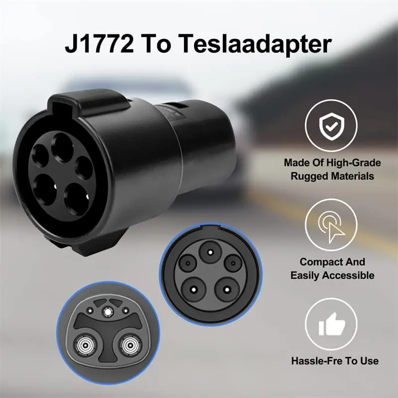 J1772 ถึงอะแดปเตอร์ชาร์จ Tesla