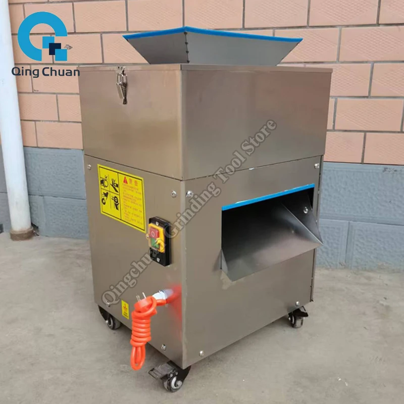 قطاعة اللحوم الطازجة مقصف الدجاج البط أوزة خنزير اللحوم الطازجة التلقائي قطاعة الدجاج مطعم آلة تقطيع صغيرة عن طريق البحر