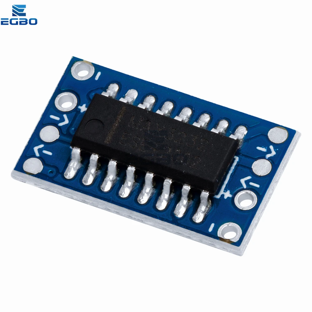 1PCS~10PCS EGBO mini RS232 MAX3232 Levels to TTL level converter board serial converter board Dropshipping