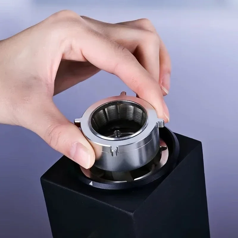 &For Portable Mini Dual Disc Grinding 48mm Conical Burr Electric USB Coffee Grinder