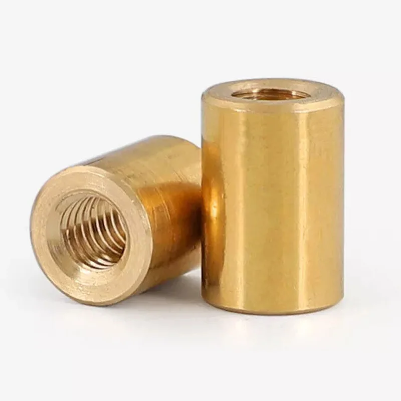 Brass Lengthen Round Nuts M4 M5 M6 Length 4mm~65mm Standoff Spacer Pillar Sleeve Tubular Nuts Joint Sleeve Nut
