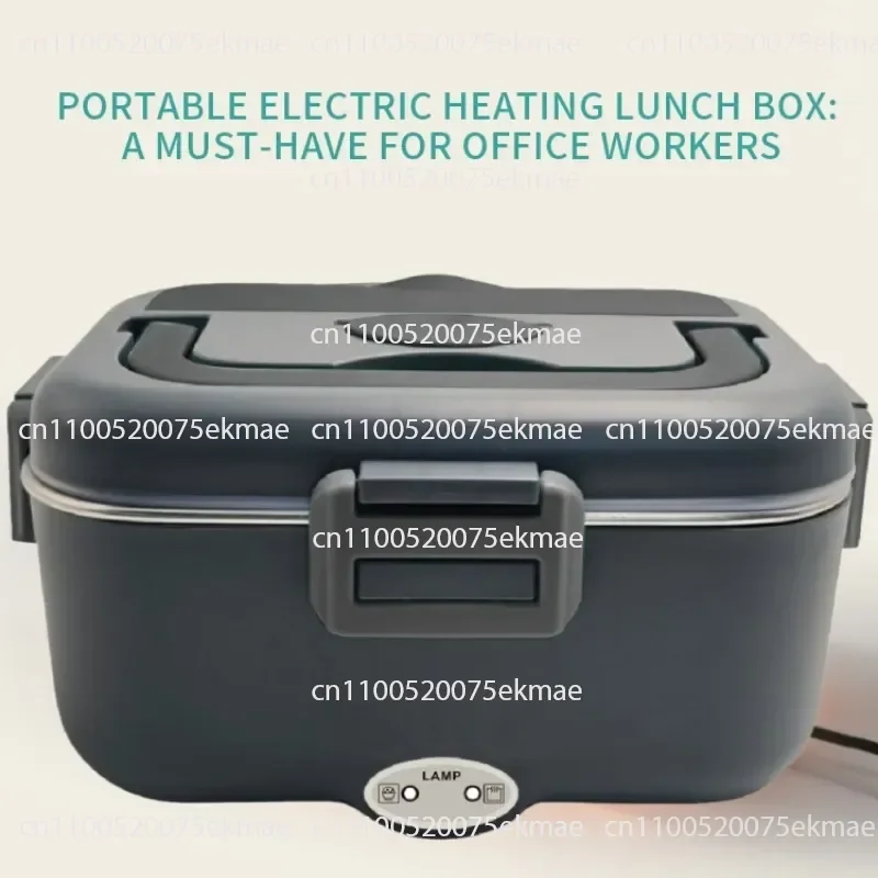 Double Liner 304 Stainless Steel Electric Lunch Box Water-free Plug-in Heating Electric Lunch Box Insulation