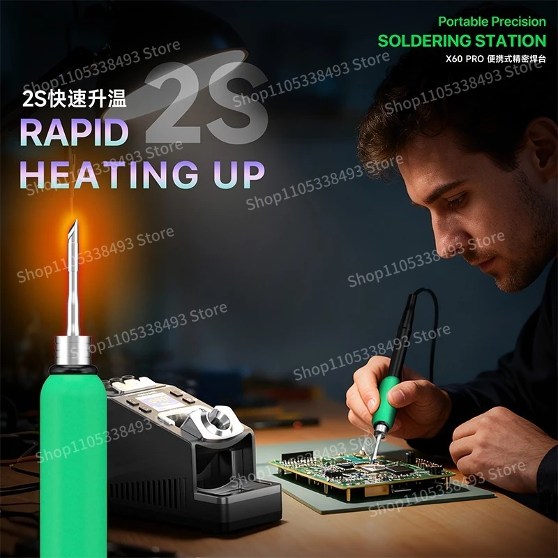 For Portable Precision Welding Table 2 Seconds Fast Heating Compatible with Two Handles