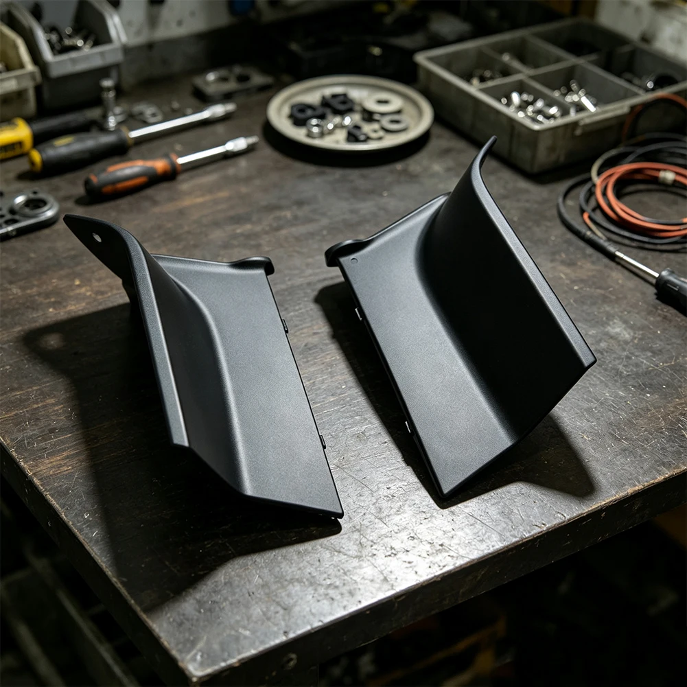Tail Light Side Trim Cover for For A6L For C7 For S6 2016-2018 Replacement Water Drain Groove Cap Black Plastic 4G5945253