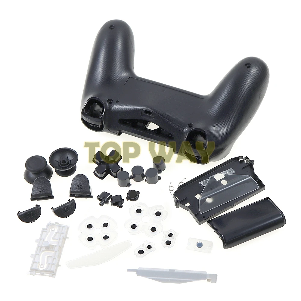 1 Juego completo de JDS-030, carcasa de plástico duro, botones, carcasa de repuesto para controlador PS4 JDM-030 JDM JDS 030