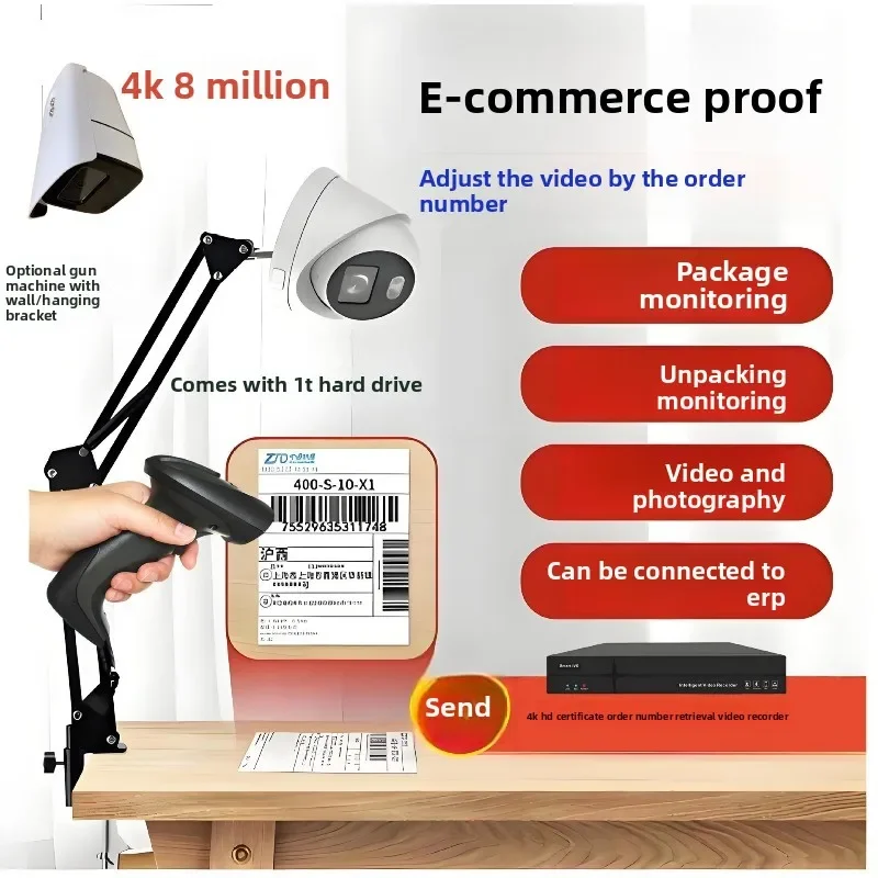 E-commerce surveillance video provides evidence, suitable for large-scale goods