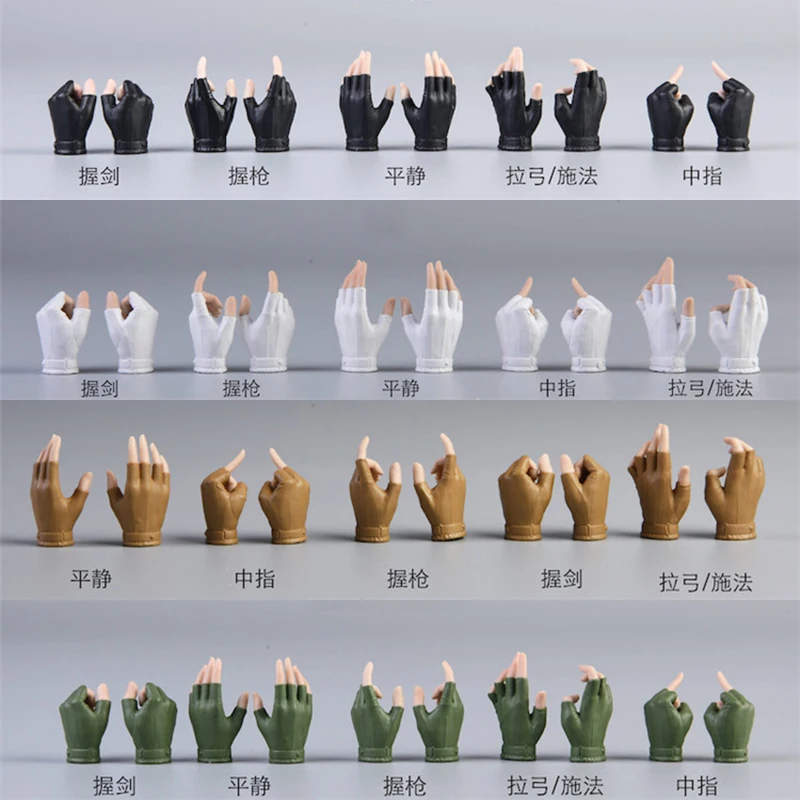 in Stock VSTOYS 19XG57 1/6 Scale Female Half Glove Hands Model Accessories For 12