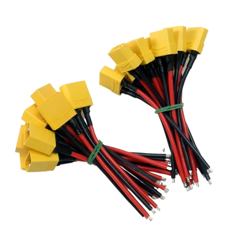 

3Pcs/7Pcs XT90 Female/Male plug battery connector 14AWG 10cm with silicone flexible wires RC lithium battery motor parts DIY