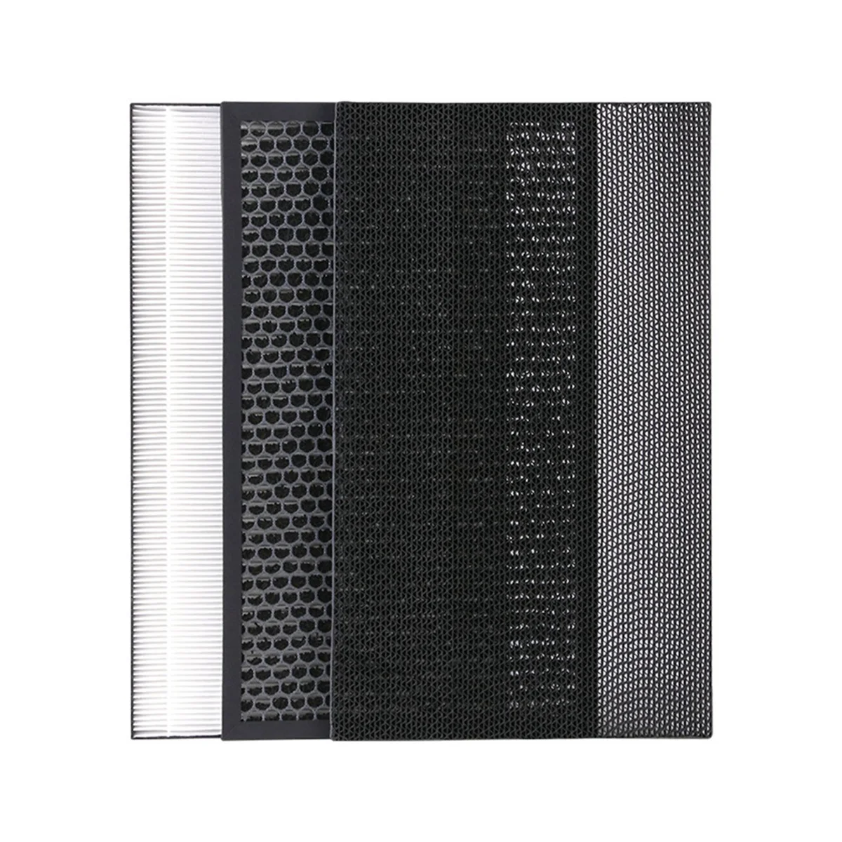 HEPA Filter and Activated Carbon Filter Set for Sharp -CG60-S -CG60-T -CG605-T Air Purifier Parts