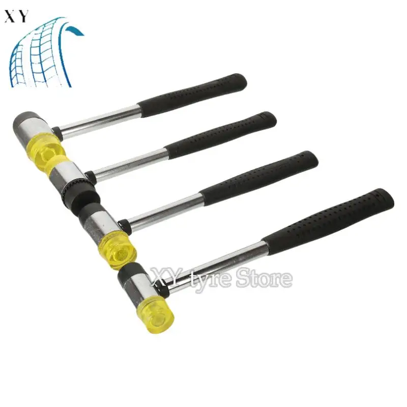 

Double Face Soft Tap Rubber Hammer Multifunctional Glazing Window Beads Hammers Nylon Head Rubber Mallet