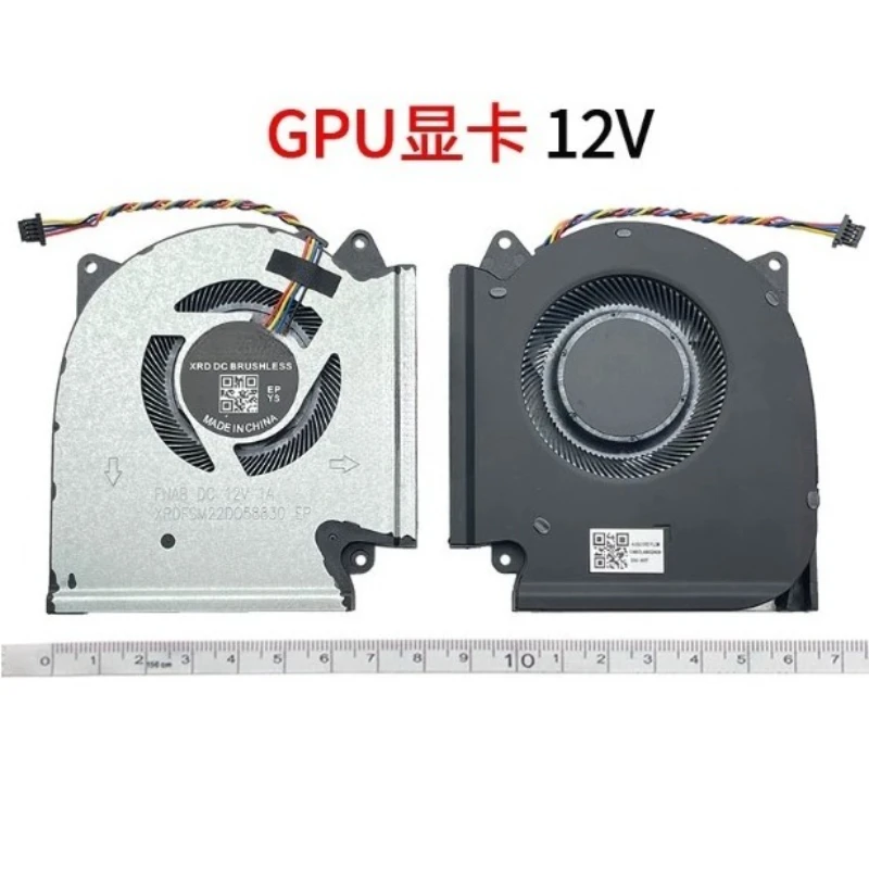 for ASUS ROG Strix (2022) G533Q G513QR G513R G513RM G513RW G713QR G733QS Series Fan DC 12V Replacement CPU+GPU Cooling Fan