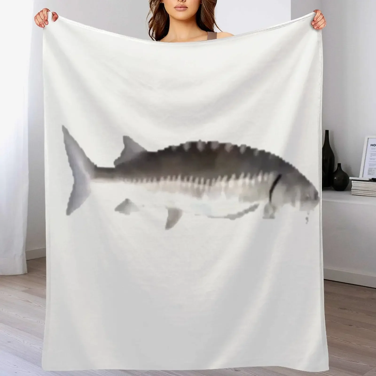

Funky Town Fish Throw Blanket Warm Comfortable Blanket Gift for Parents Friends