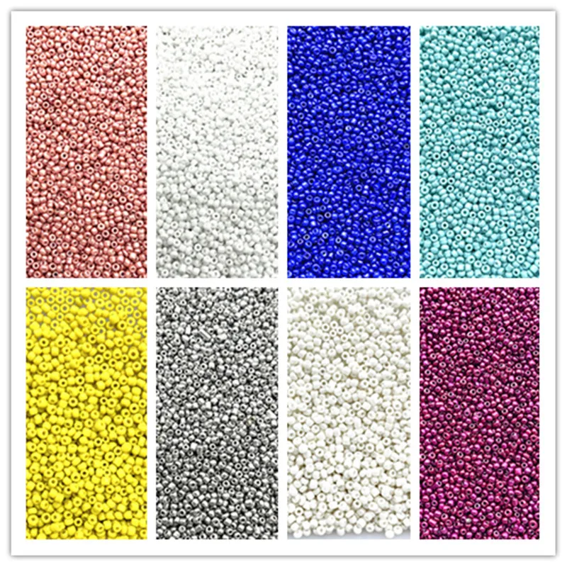 New 15g/lot 2mm Charm Czech Glass Seed Beads DIY Bracelet Beads for Jewelry Making Accessories