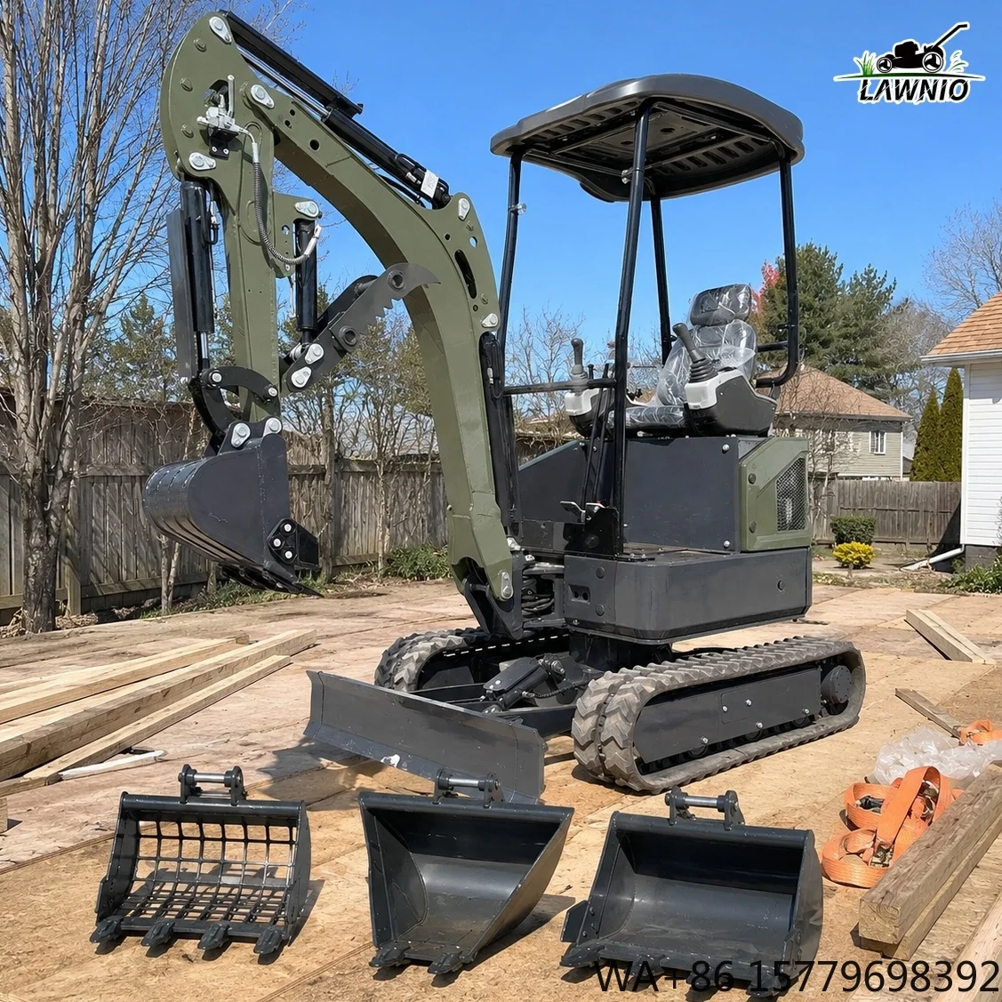 Full Machine Customization Excavator  Four-Post Canopy Load Sensing Control for Road Maintenance Excavator Mini