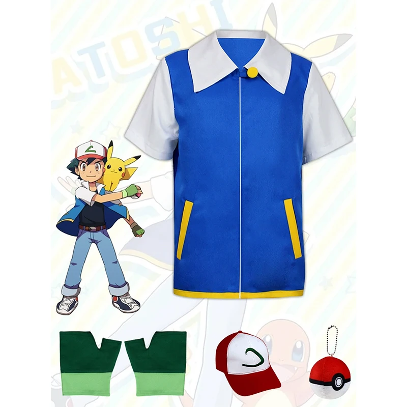 anime-pokemon-cosplay-costume-ash-ketchum-trainer-blue-jacket-costume-hats-gloves-for-for-men-women-cosplay-for-party